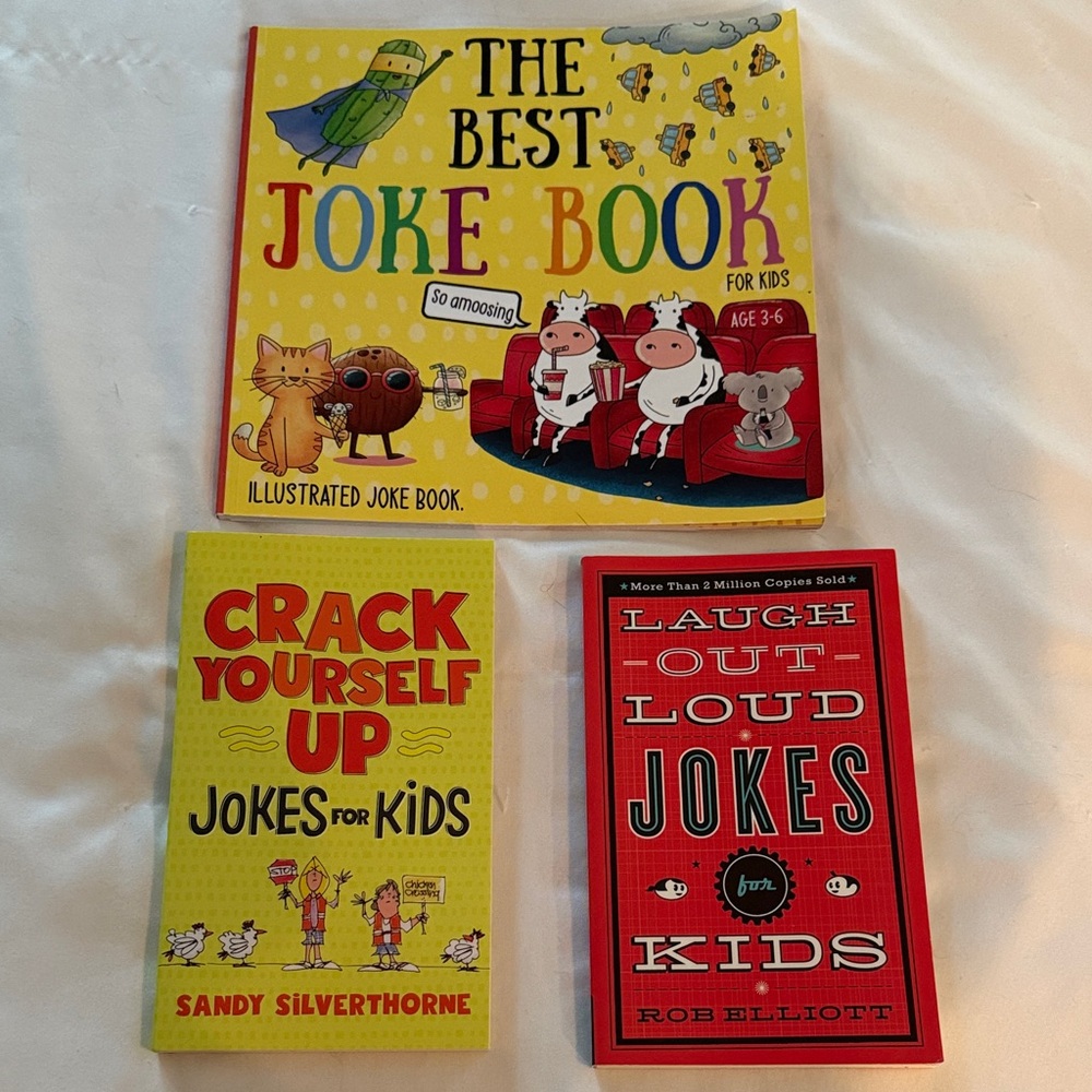 The Best Joke Books for Kids - bundle of 3 joke books